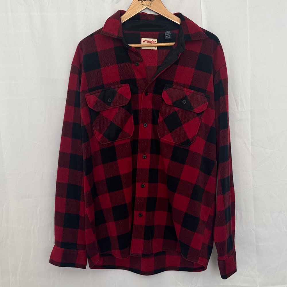 Wrangler Red and Black Checkered Shirt
